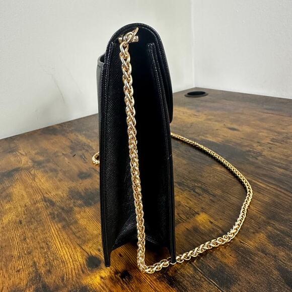 Yves Saint Laurent YSL Logo Vintage Leather Clutch - Picture 5 of 14